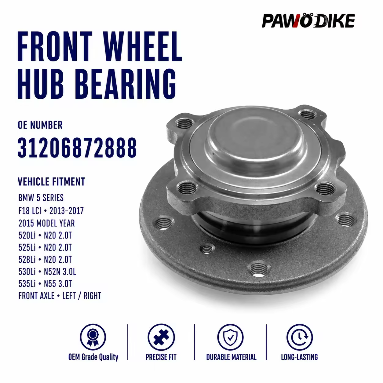 Wheel Hub Bearing for BMW 5 Series Li (F18)