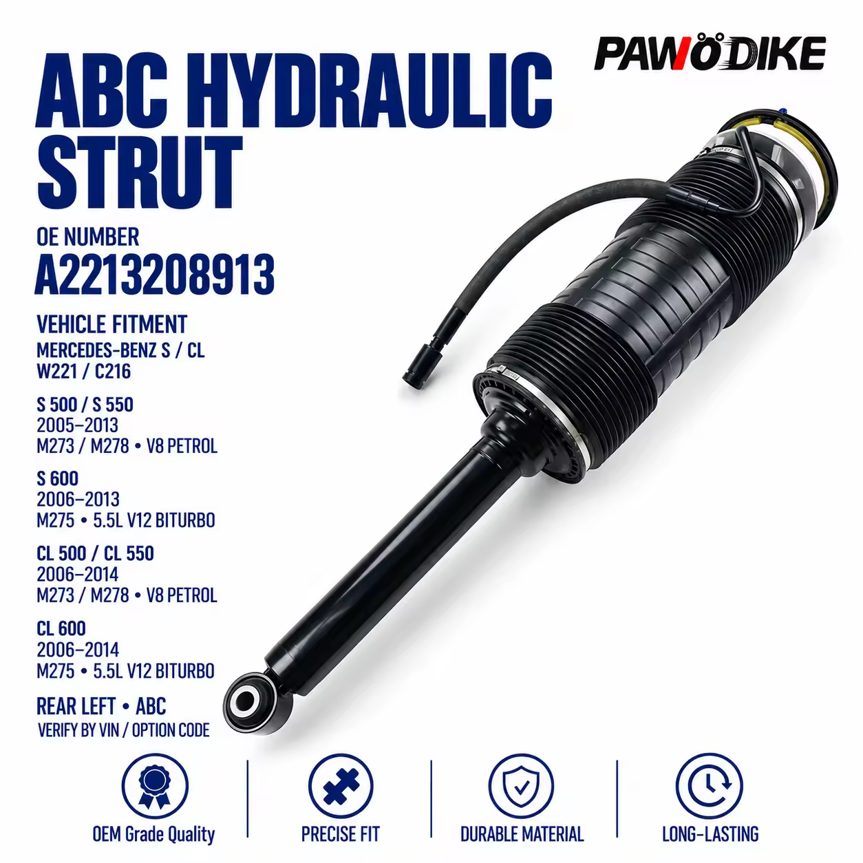 Shock Absorber for Mercedes-Benz C-Class (W206) — view 7