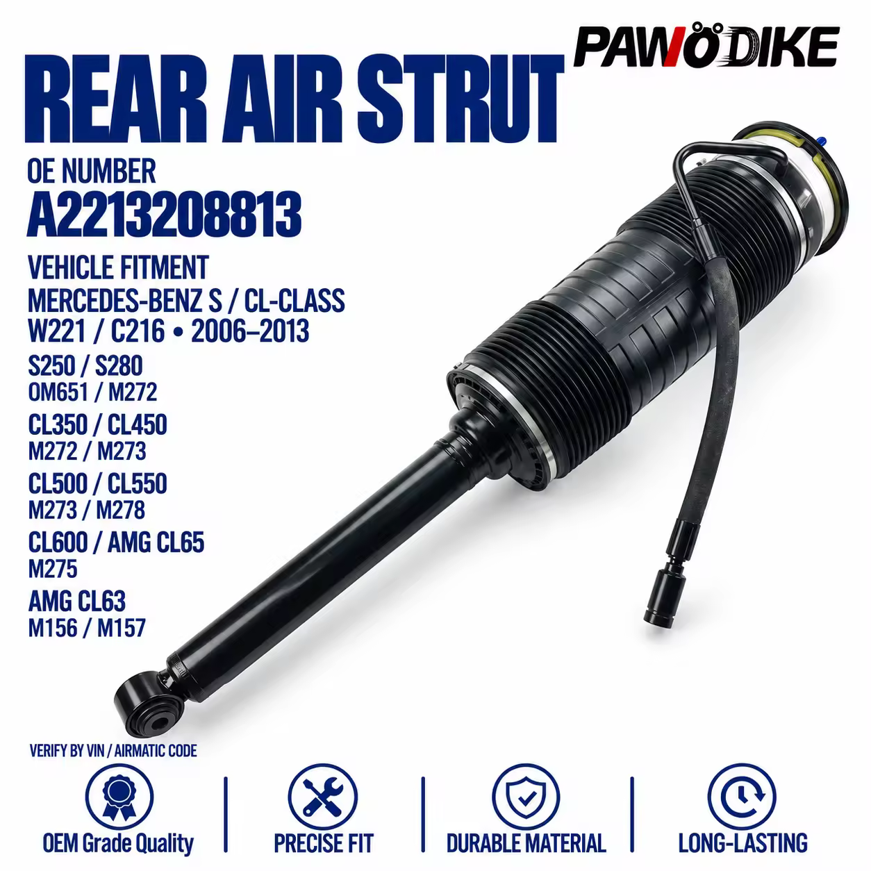 Shock Absorber for Mercedes-Benz S-Class (W221)