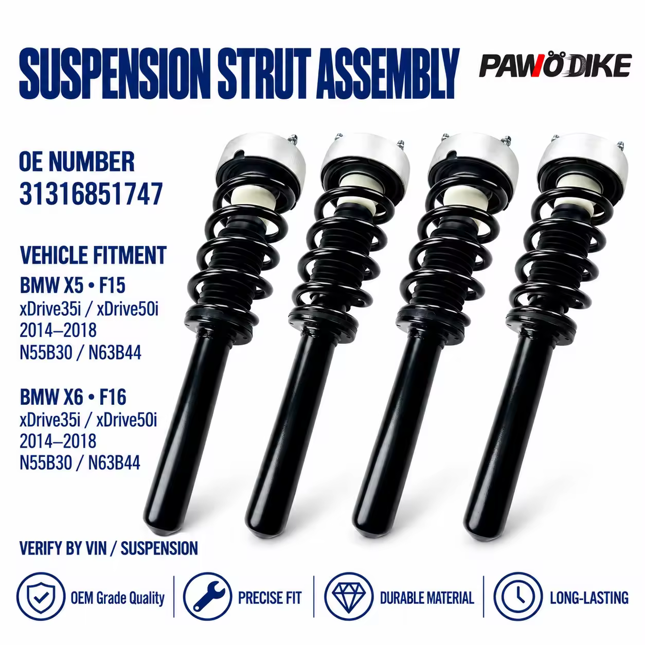 Shock Absorber for BMW (F15 / F16)