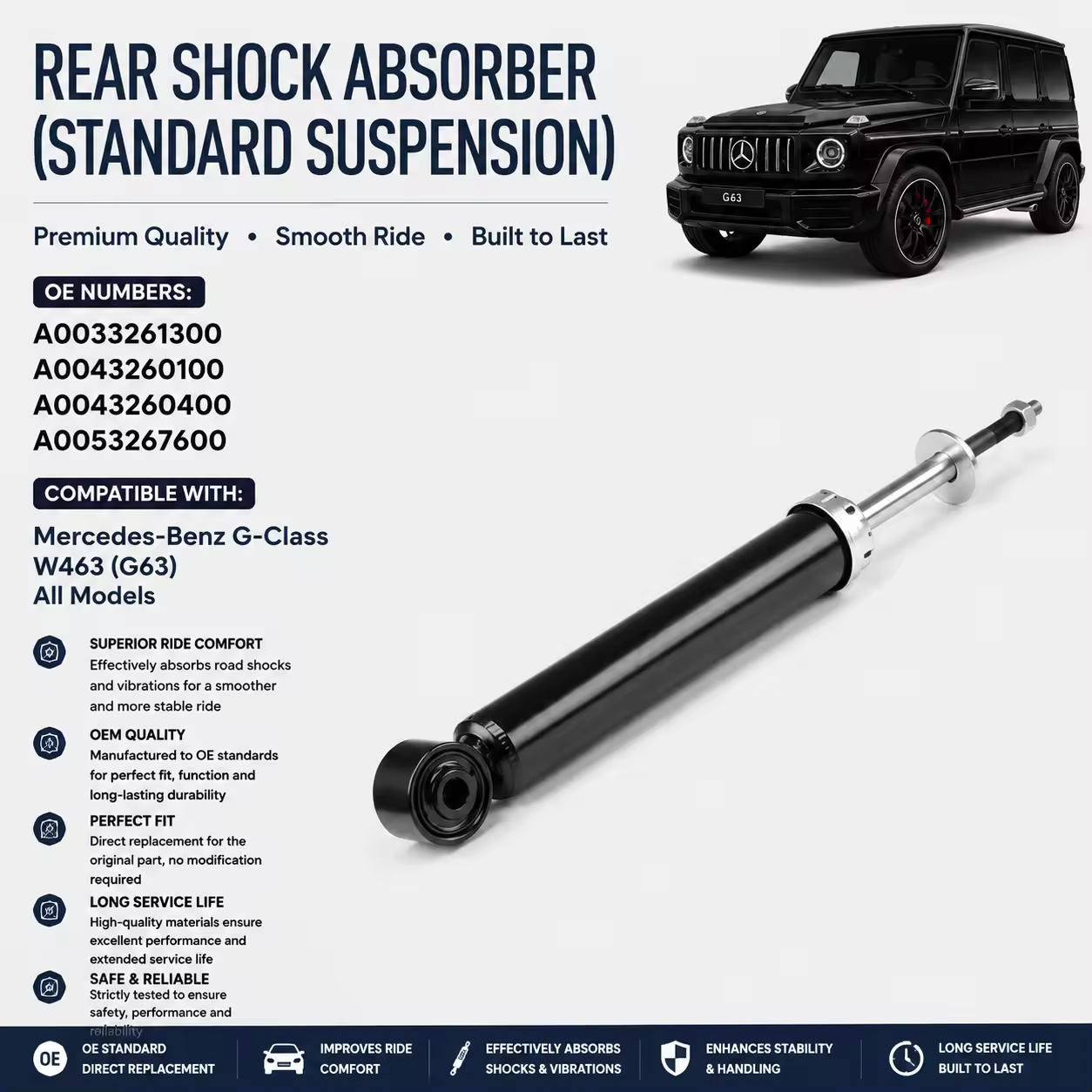 Shock Absorber for Mercedes-Benz (chassis to be confirmed)
