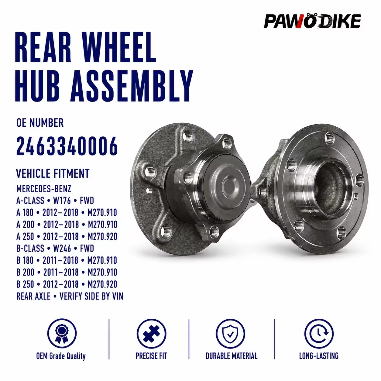 Wheel Hub Unit for Mercedes-Benz (W176 / W246)