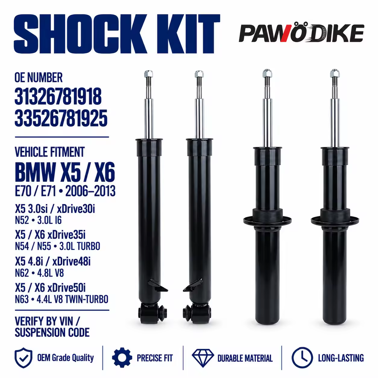 Shock Absorber for BMW X5 (E70)