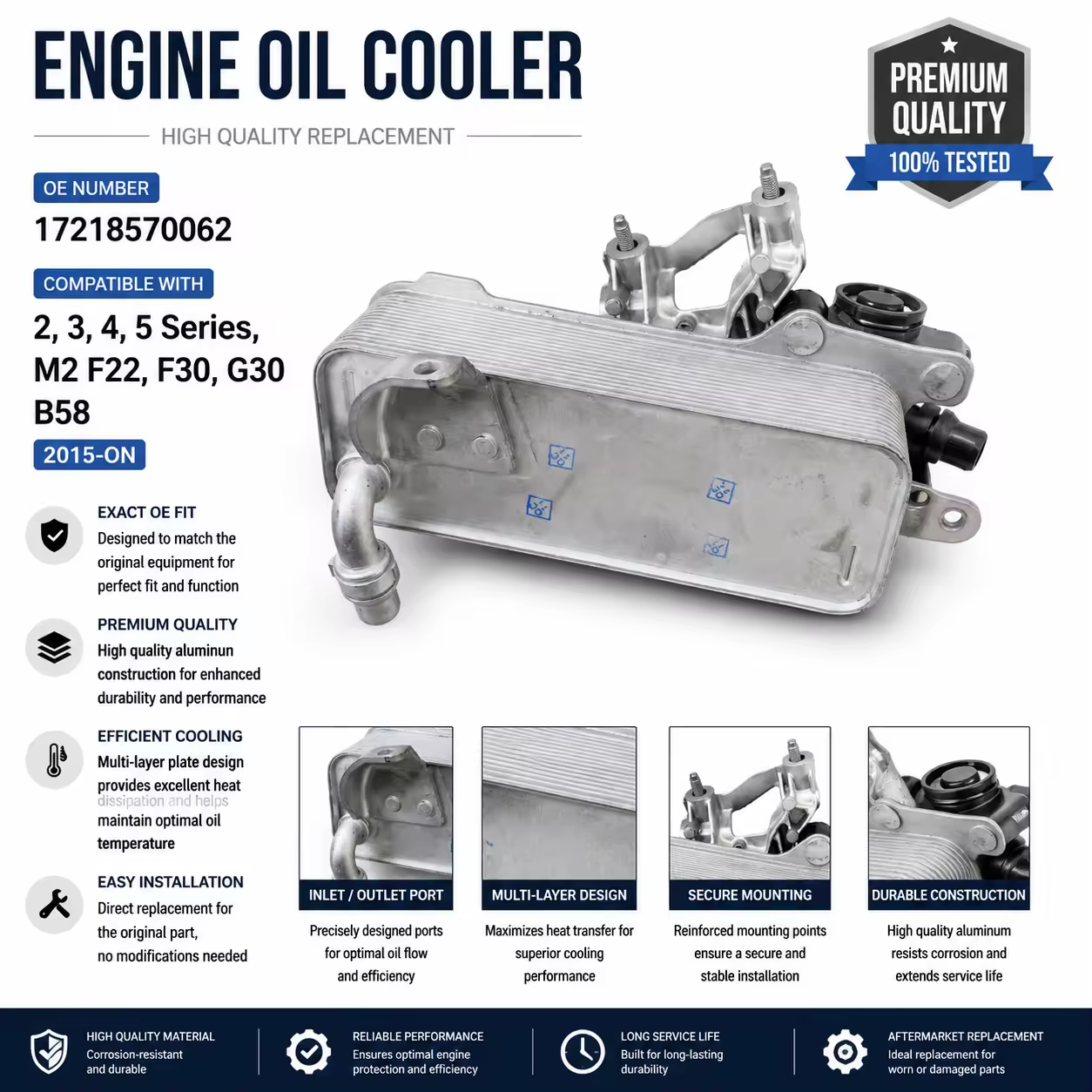 Oil Filter Housing for BMW (E46 / E60)
