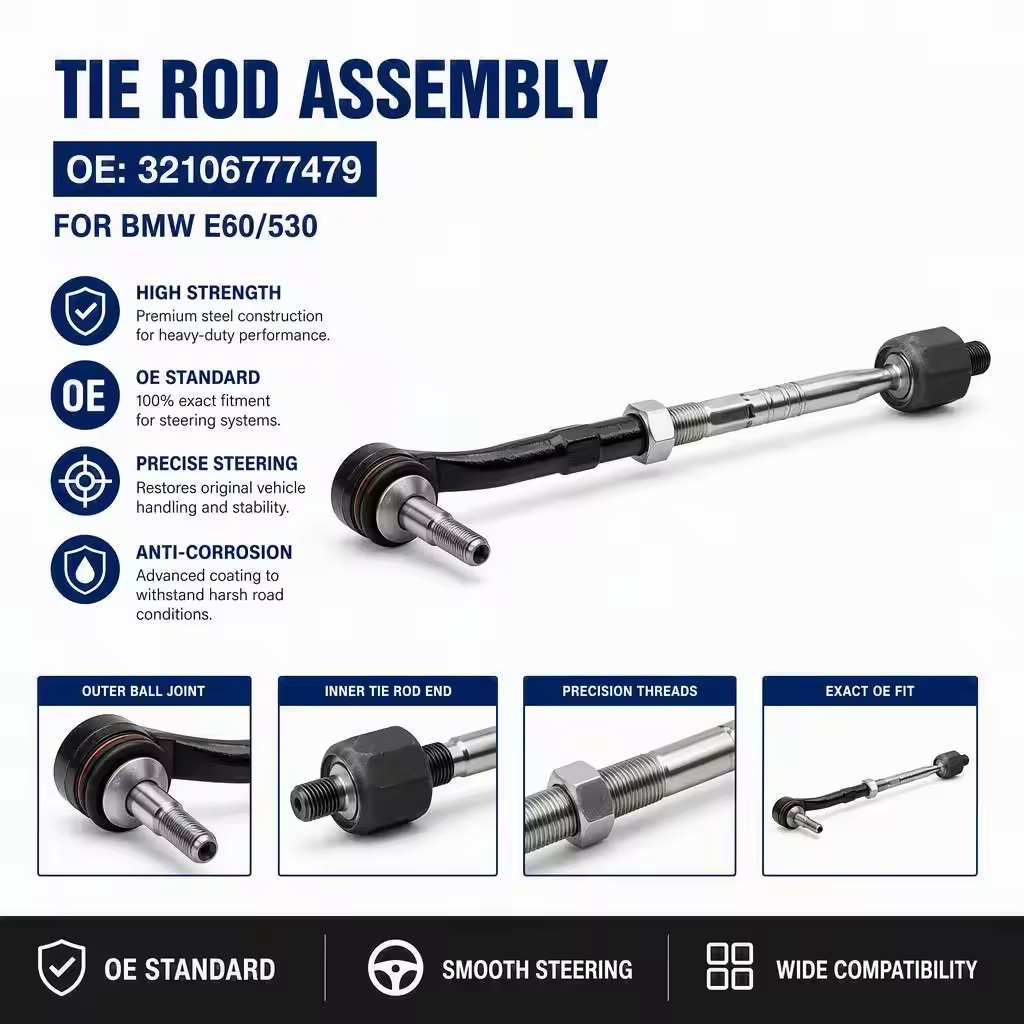 Tie Rod for BMW 5 Series (E60)