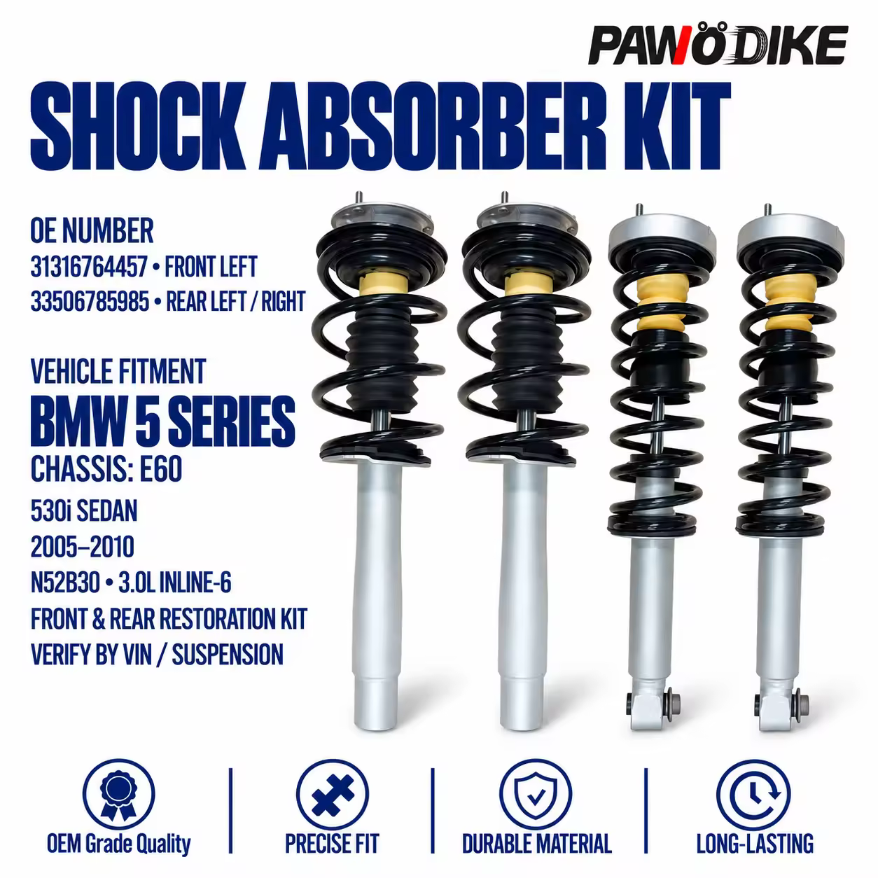 Shock Absorber for BMW (E90 / E92 / E93) — view 7