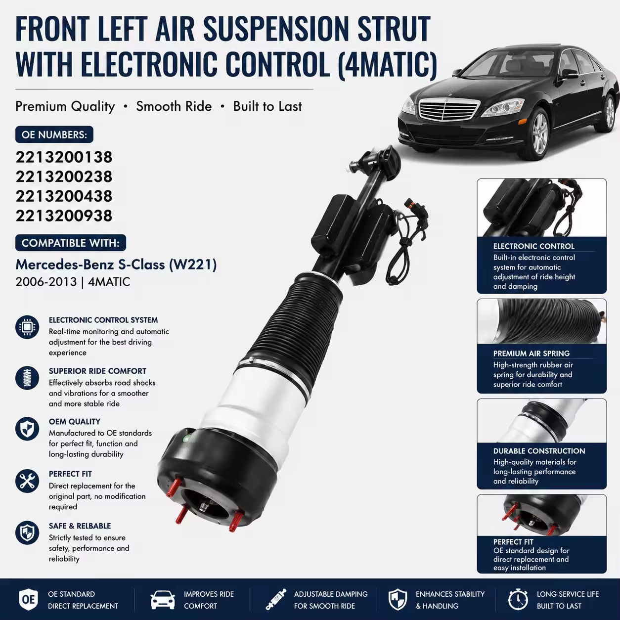 Shock Absorber for Mercedes-Benz S-Class (W221)
