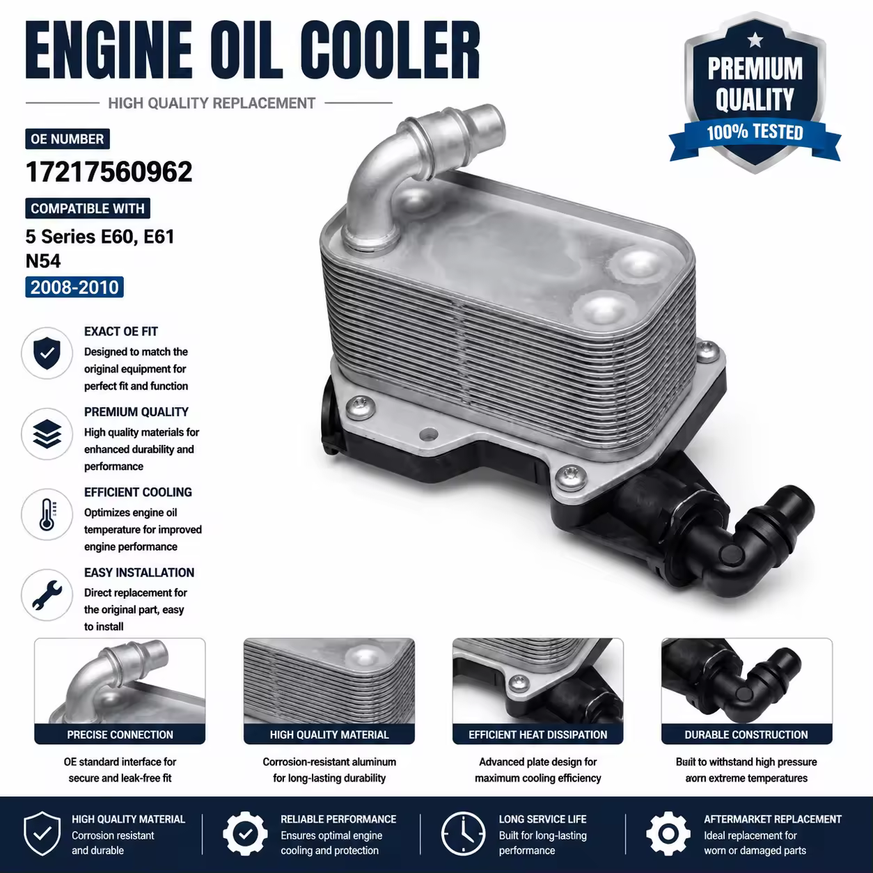 Oil Filter Housing for BMW (E46 / E60)