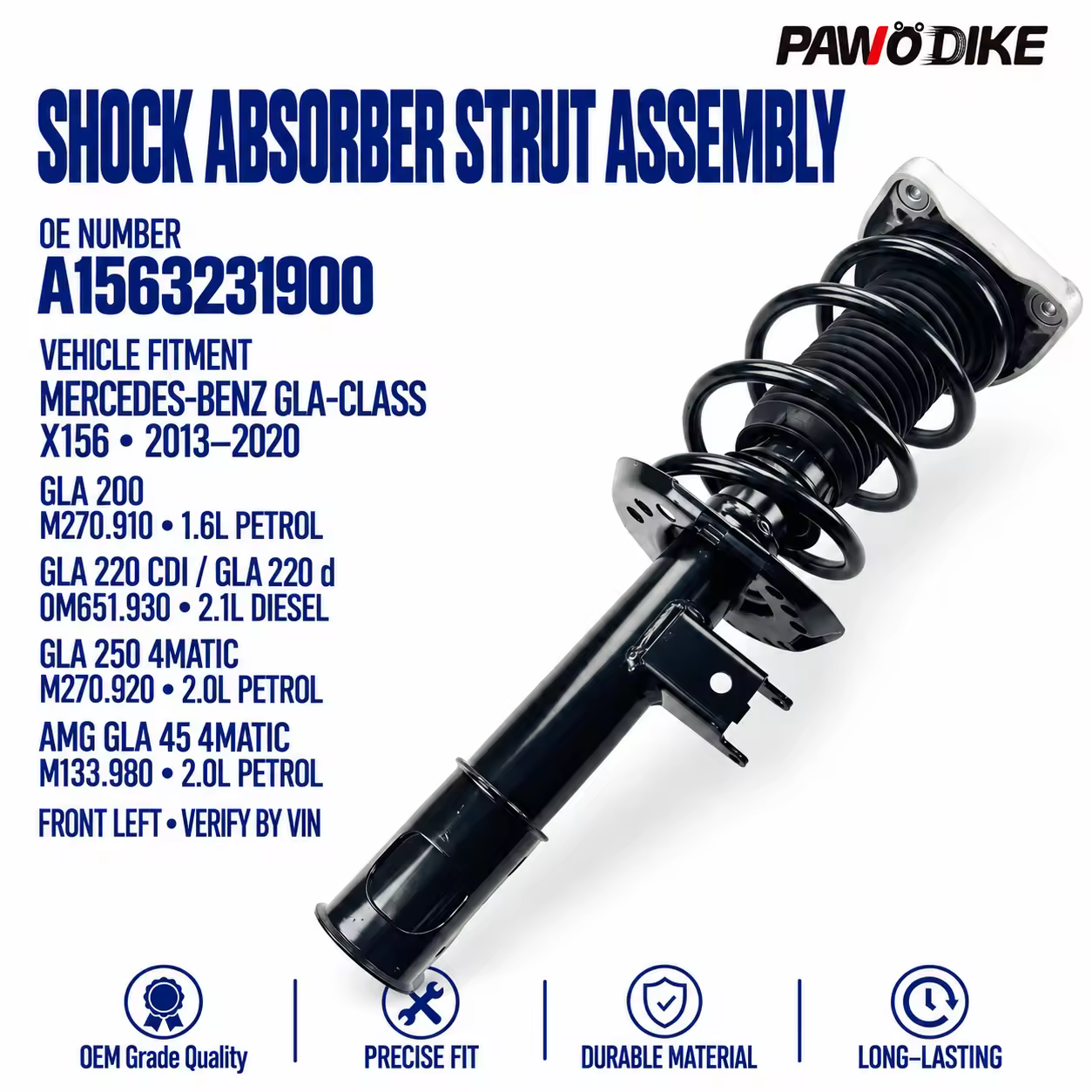 Shock Absorber for Mercedes-Benz M-Class / GLE (W166) — view 7