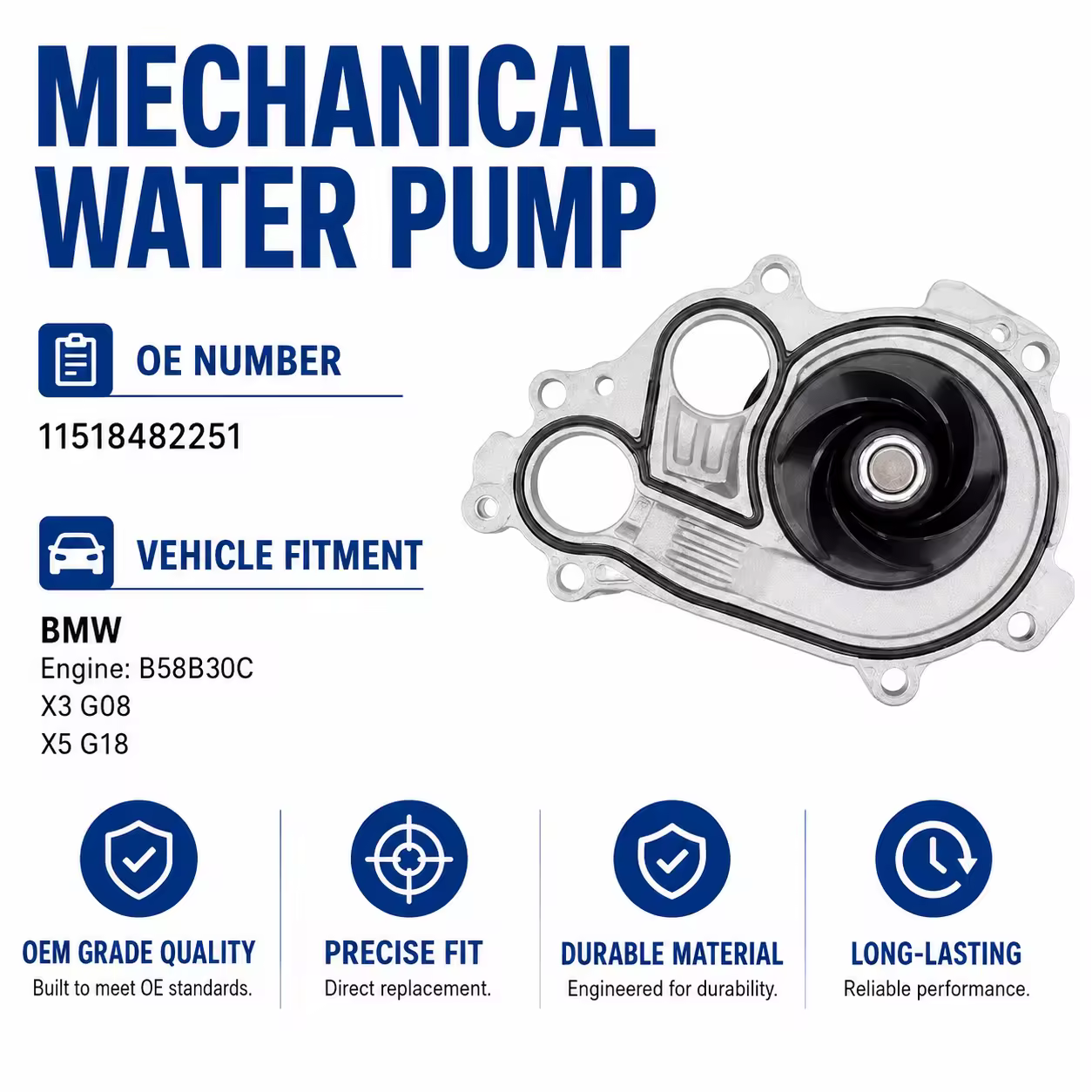 Water Pump for BMW X3 / X5