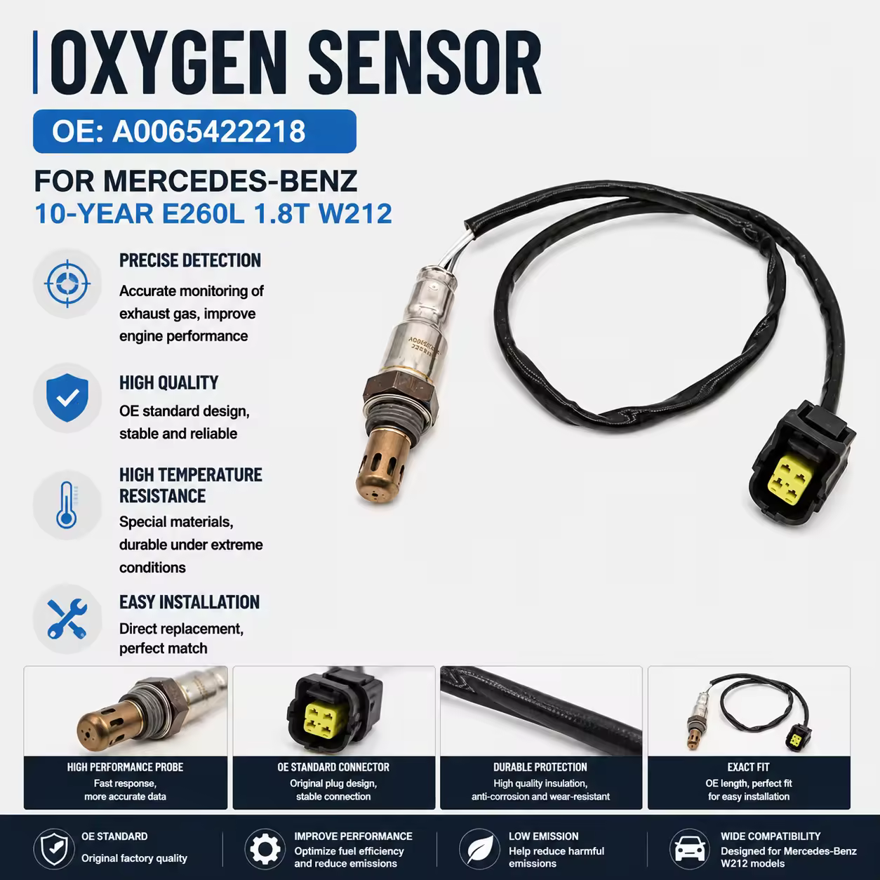 Oxygen Sensor for Mercedes-Benz E-Class (W212)