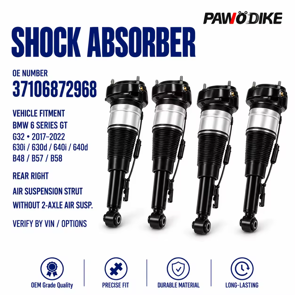 Air Suspension for BMW 6 Series