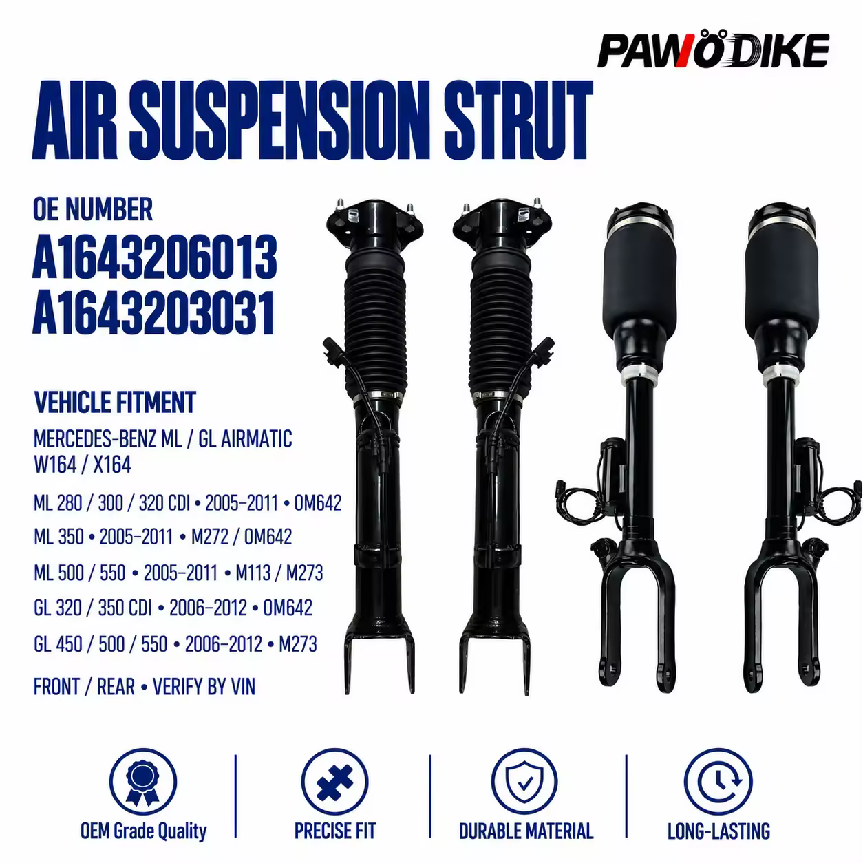 Shock Absorber for Mercedes-Benz (W177 / W247)