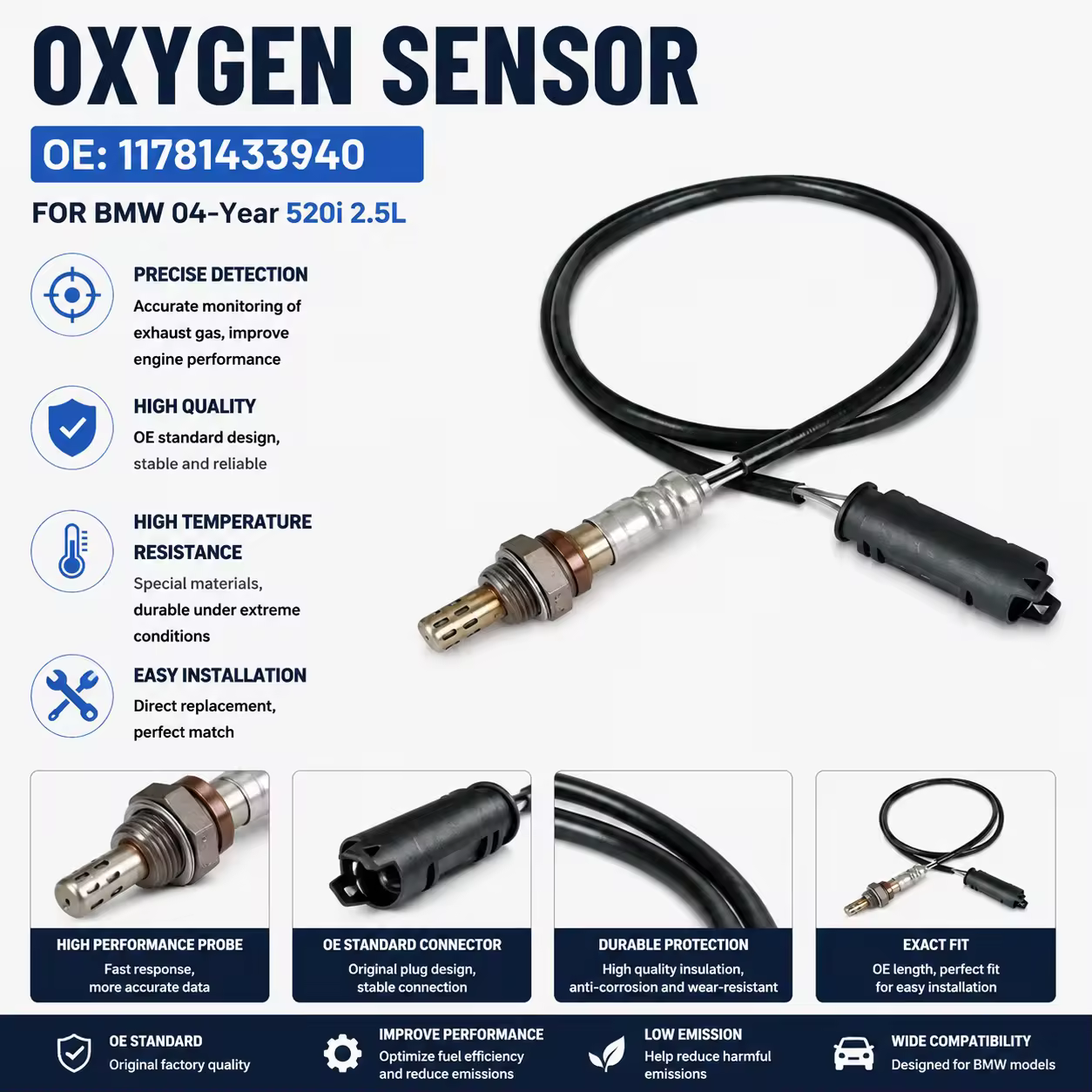 Oxygen Sensor for BMW 5 Series