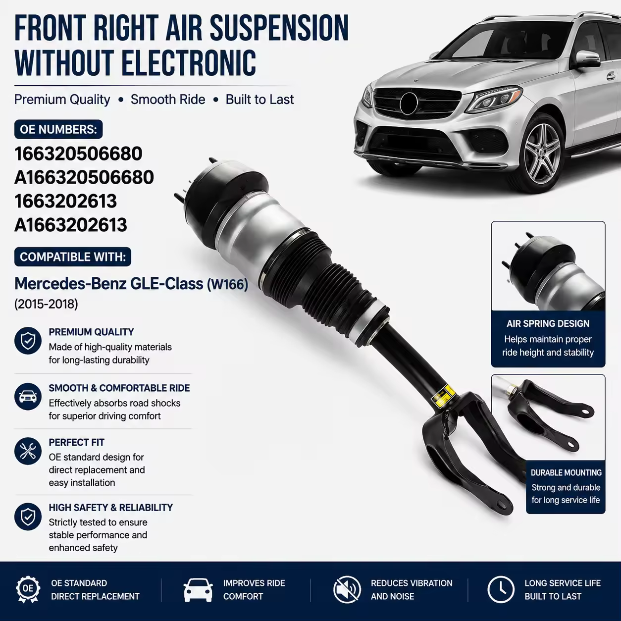 Shock Absorber for Mercedes-Benz M-Class / GLE (W166)
