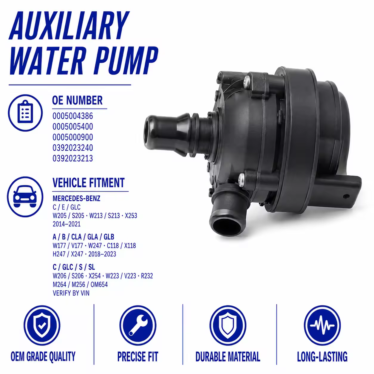Water Pump for Mercedes-Benz (chassis to be confirmed)