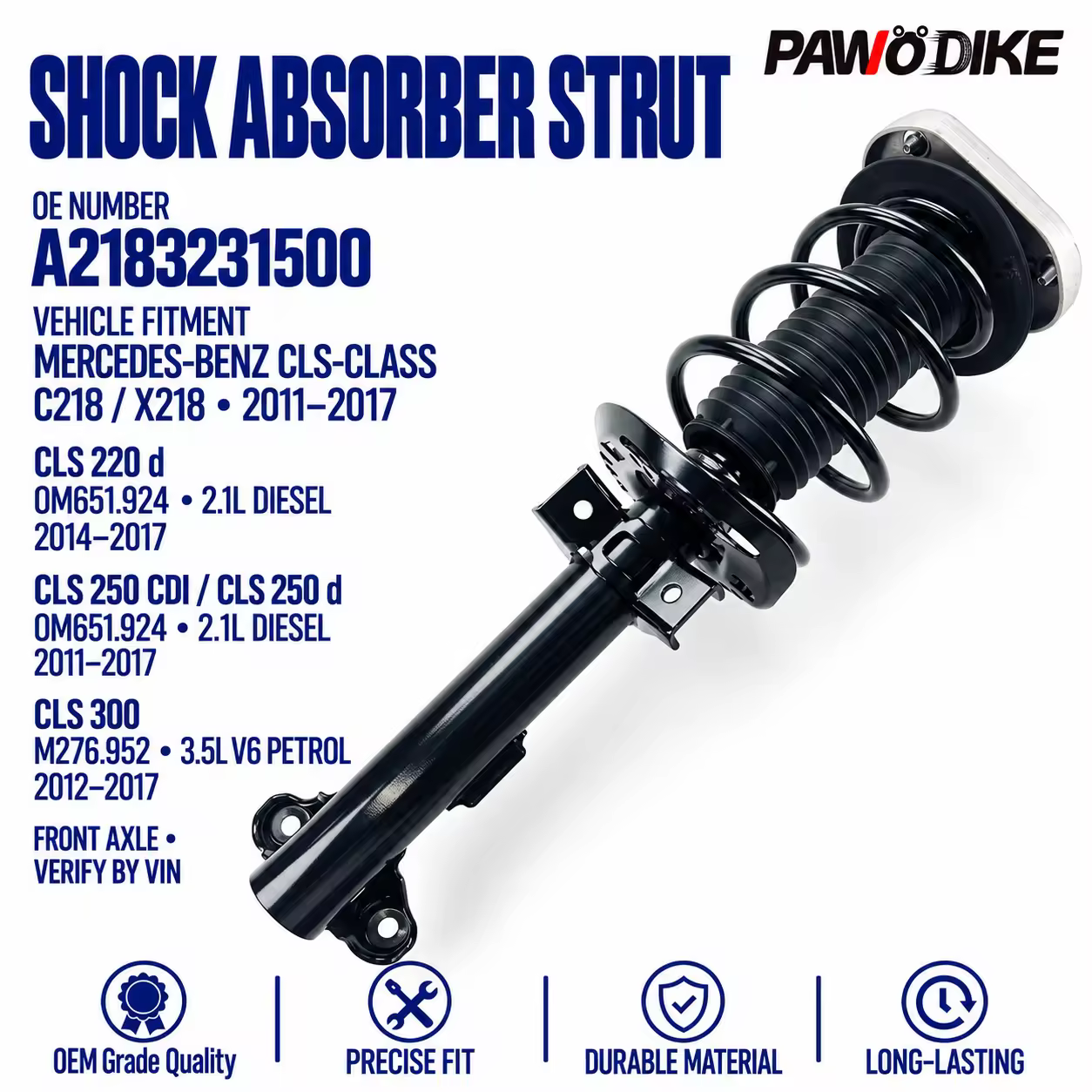 Shock Absorber for Mercedes-Benz (W218 / W220)