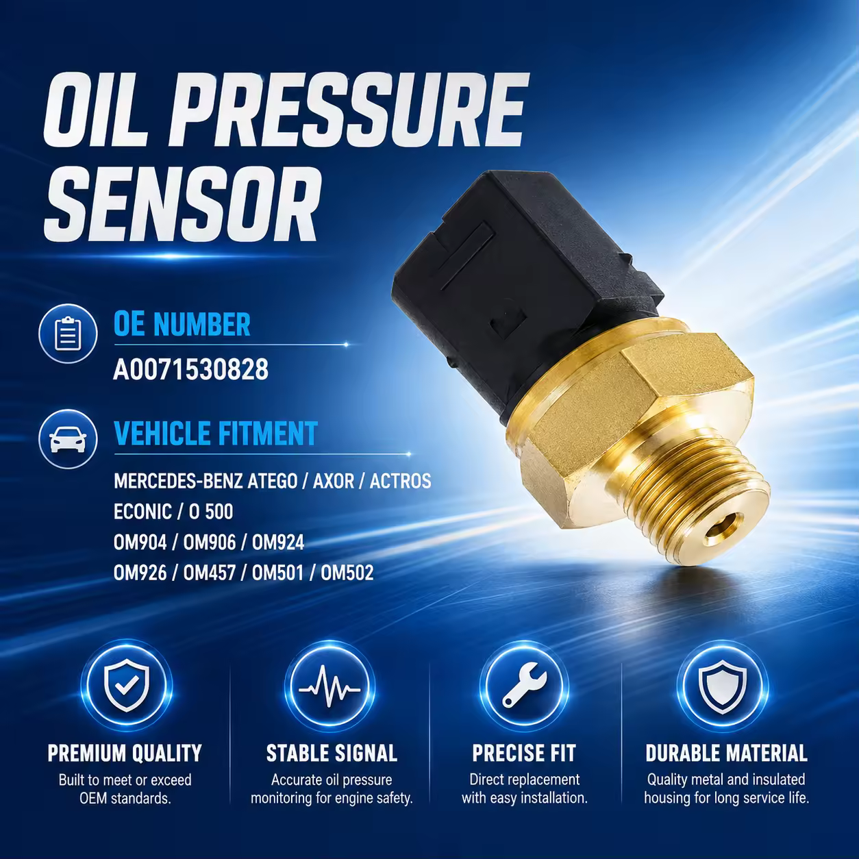 Oil Pressure Sensor for Mercedes-Benz (chassis to be confirmed)
